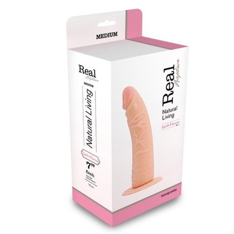 Dildo realistyczne 20.5cm FALLO REALISTICO REAL RAPTURE FLESH MSX Distribution S.r.l.