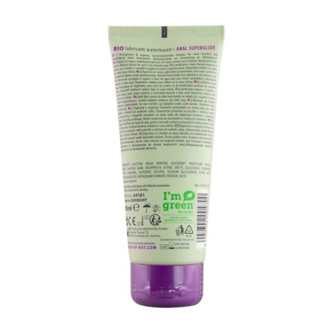 Lubrykant wodny Bio lubricant waterbased Superglide Anal 100ml Hot