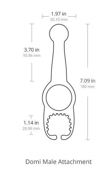 Nakładka Na Masażer Domi Male Attachment Lovense Lovense