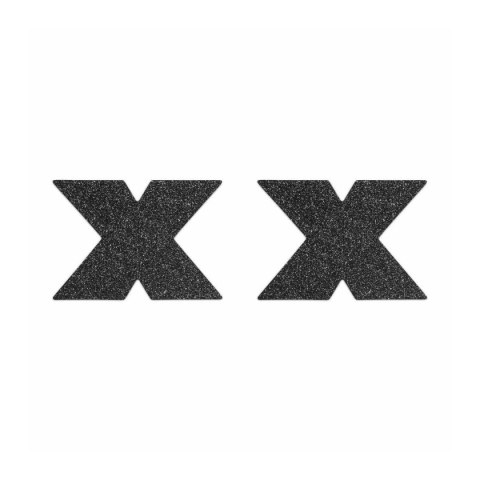Naklejki na sutki czarne Flash Cross Black Bijoux Indiscrets