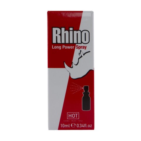 Spray opóźniający Rhino Long Power Spray 10ml Hot