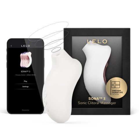 Stymulator łechtaczki sterowany aplikacją Sona 3 Cream LELO Lelo