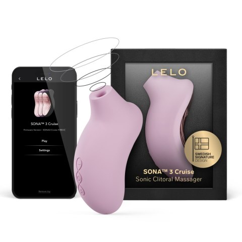 Stymulator łechtaczki sterowany aplikacją Sona 3 Cruise Soft Pink LELO Lelo