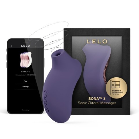 Stymulator łechtaczki sterowany aplikacją Sona 3 Cyber Purple LELO Lelo