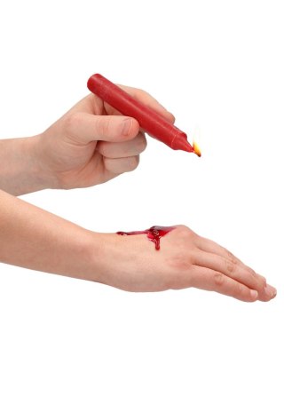 Teasing Wax Candles 4-Pack Red - Czerwony Zestaw Świec Do Bdsm Ouch! by Shots Ouch! by Shots
