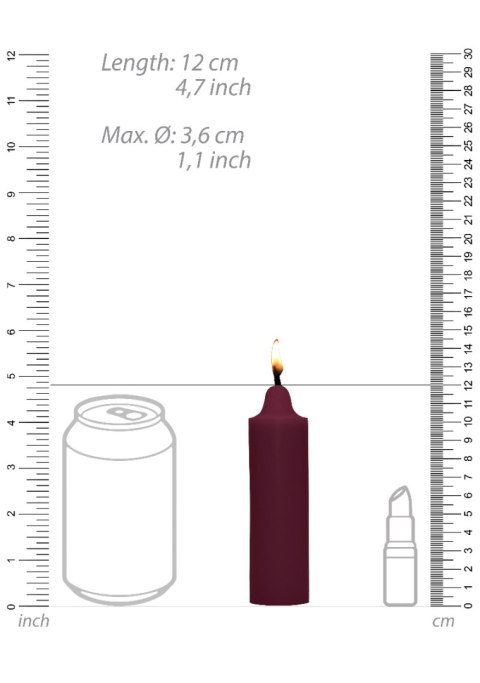 Wax Play Candle Rose Scented - Świeca Do Bdsm O Zapachu Róż Ouch! by Shots Ouch! by Shots