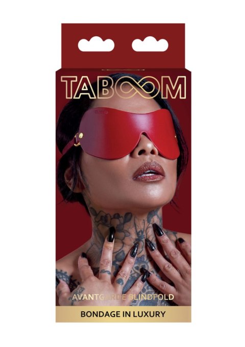Wegańska Skórzana Opaska Na Oczy Avantgarde Blindfold Taboom