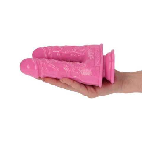 Dildo podwójne różowe 15.5cm Italian Cock MSX Distribution S.r.l.