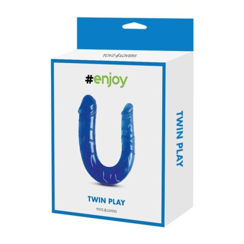 Dildo podwojne niebieskie 15cm Fallo doppio Toyz4Lovers MSX Distribution S.r.l.