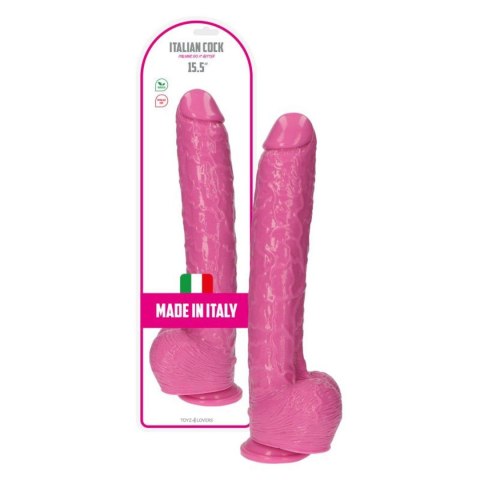 Dildo PCV różowe 40x7cm Italian Cock MSX Distribution S.r.l.