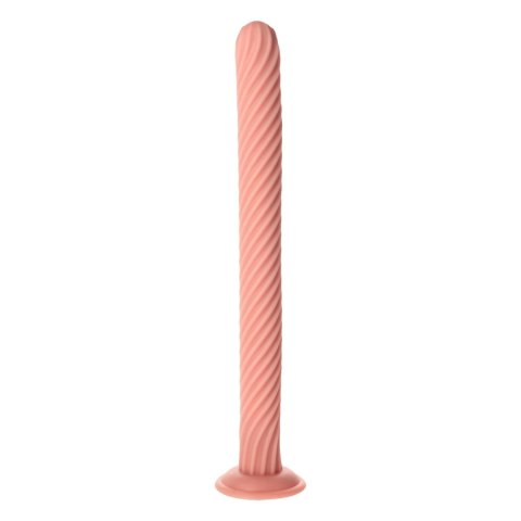 Korek analny żebrowany beżowy 51cm MSX