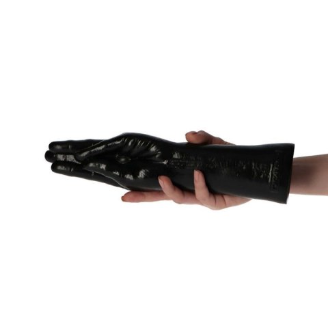 Dildo do fistingu czarne ręka 28cm