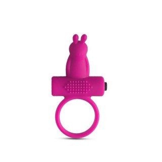 Pierścień Erekcyjny Wibrujący Typu Króliczek, Różowy-Anello fallico vibrante con rabbit Pink