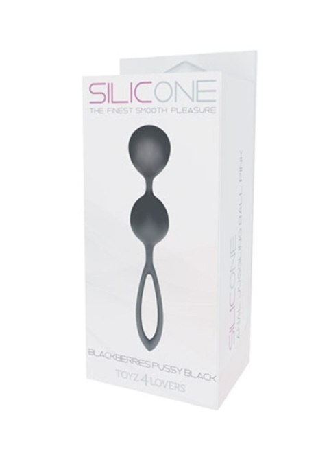 Kulki gejszy czarne PALLINE BLACKBERRIES PUSSY SILICONE