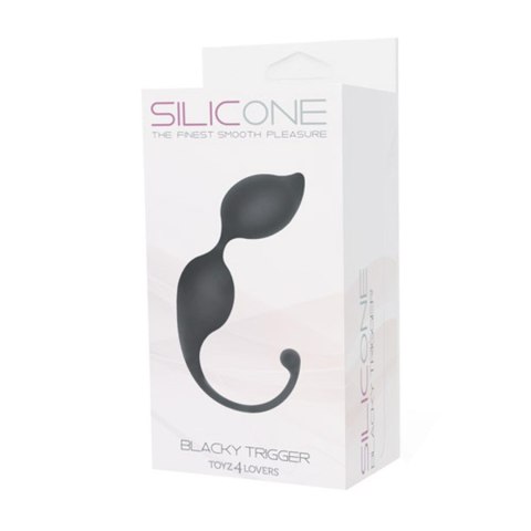Kulki gejszy czarne PALLINE TRIGGER SILICONE