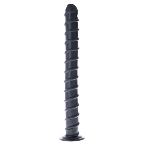 Korek analny żebrowany czarny 58.5cm MSX