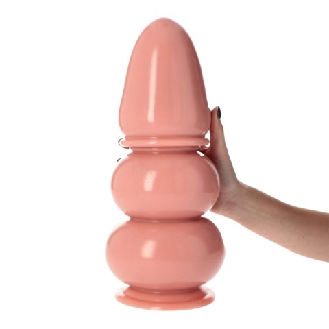 Korek analny kulkowy beżowy 35.5cm MSX