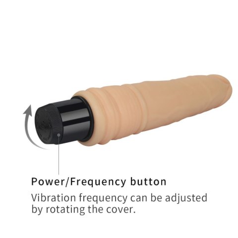Realistyczny Wibrator Z Cyberskóry Z Płynną Regulacją Cielisty 20 cm-Lovetoy