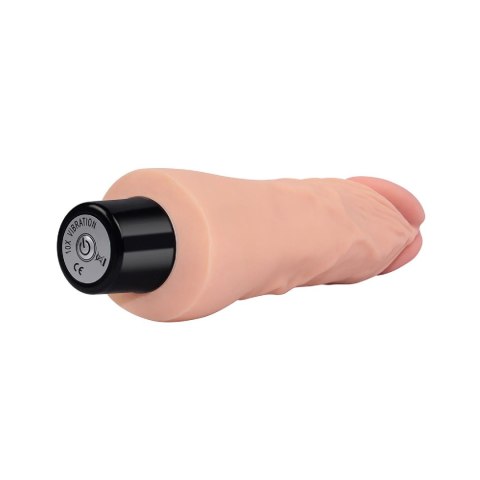 Realistyczny Wibrator Z Zdejmowanym Rękawem Z Cyberskóry Cielisty 18 cm – Lovetoy