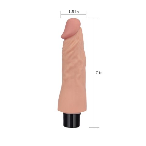 Realistyczny Wibrator Z Zdejmowanym Rękawem Z Cyberskóry Cielisty 18 cm – Lovetoy