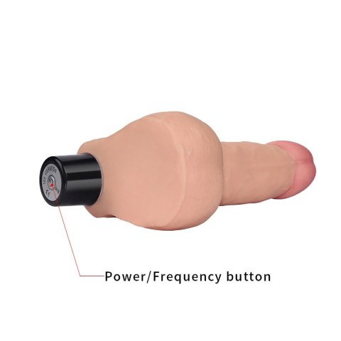 Realistyczny Wibrator Z Zdejmowanym Rękawem Z Cyberskóry Cielisty 20,3 cm – Lovetoy
