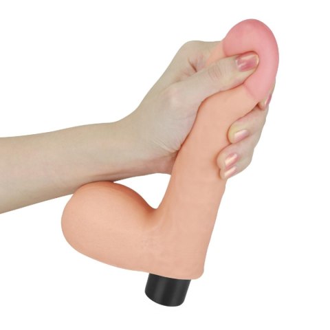 Realistyczny Wibrator Z Zdejmowanym Rękawem Z Cyberskóry Cielisty 20,3 cm – Lovetoy