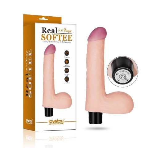 Realistyczny Wibrator Z Zdejmowanym Rękawem Z Cyberskóry Cielisty 20,3 cm – Lovetoy