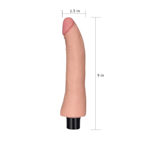 Wibrator Z Zdejmowanym Rękawem Z Cyberskóry Cielisty 22,9 cm – Lovetoy