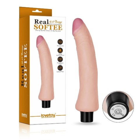 Wibrator Z Zdejmowanym Rękawem Z Cyberskóry Cielisty 22,9 cm – Lovetoy
