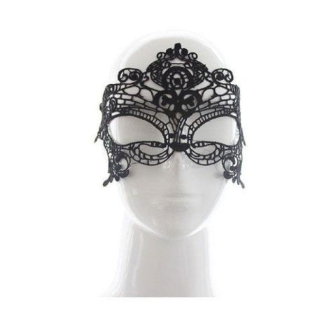 Maska ozdobna czarna Royal Mask BLACK