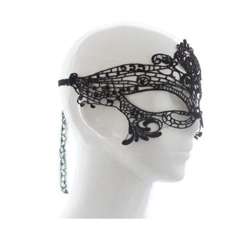 Maska ozdobna czarna Royal Mask BLACK