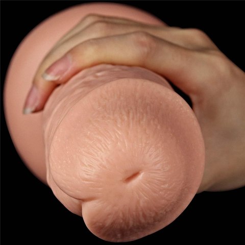 Gigantyczne Realistyczne Dildo Z Przewodowym Pilotem I Przyssawką Cieliste 27,9 cm – Lovetoy