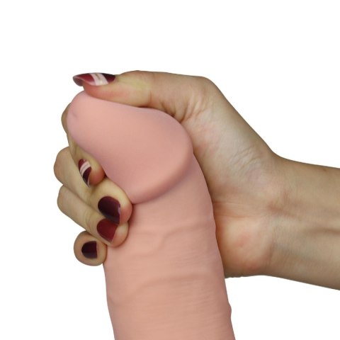 Ultra Miękkie Dildo Z Przewodowym Pilotem I Przyssawką Cieliste 20cm– Lovetoy