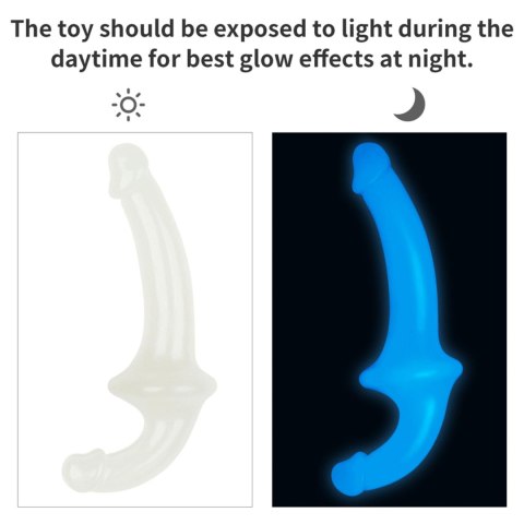 Dildo podwójne świecące w ciemności 23cm Lumino Play Double Dildo LOVETOY