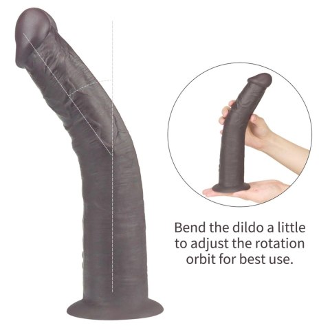Realistyczne Dildo Rotacyjne Z Pilotem I Przyssawką Cieliste 25,4 cm– Lovetoy