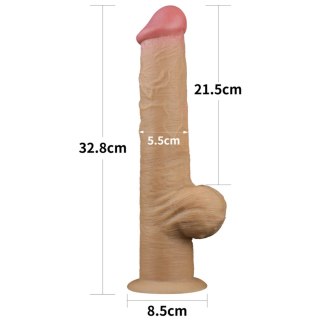 Dildo realistyczne z uchwytem naturalne 32.8cm Handle Cock LOVETOY