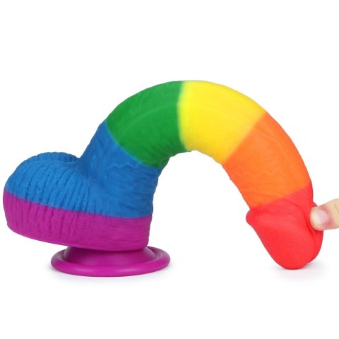 Dildo tęczowe 22.5cm Prider Dildo Lovetoy