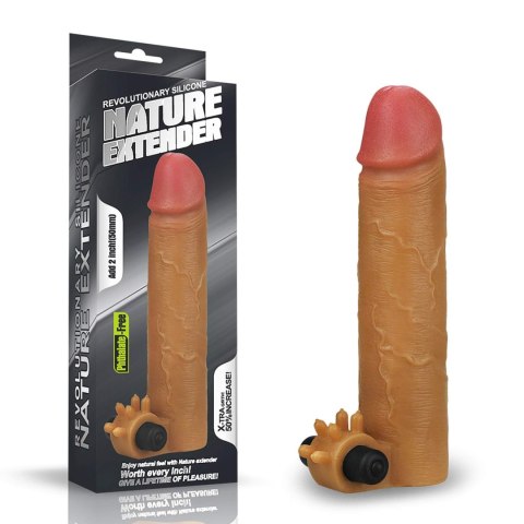 Add 2" Vibrating
Silicone Extender