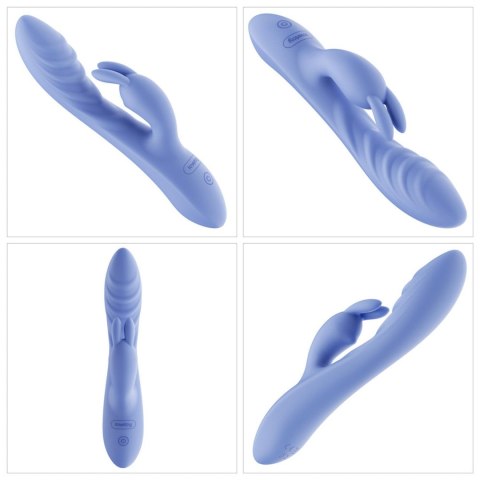 Masażer Wibracyjny Z Podwójnym Silnikiem Wodoodporny USB - LOVE TOY L'ALLURE SWIRL RECHARGEABLE VIBRATOR