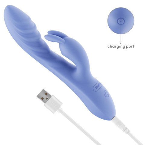 Masażer Wibracyjny Z Podwójnym Silnikiem Wodoodporny USB - LOVE TOY L'ALLURE SWIRL RECHARGEABLE VIBRATOR