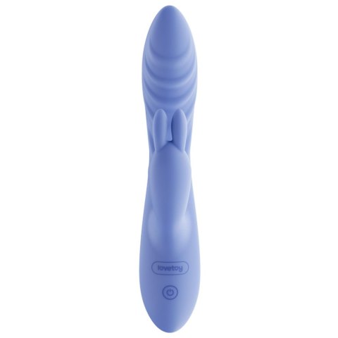 Masażer Wibracyjny Z Podwójnym Silnikiem Wodoodporny USB - LOVE TOY L'ALLURE SWIRL RECHARGEABLE VIBRATOR