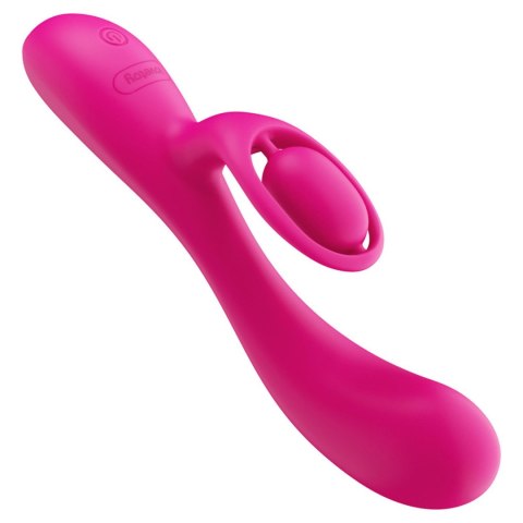 Masażer Wibracyjny Podwójny Silnik Wodoodporny USB - LOVE TOY L'ALLURE SWIRL RECHARGEABLE VIBRATOR