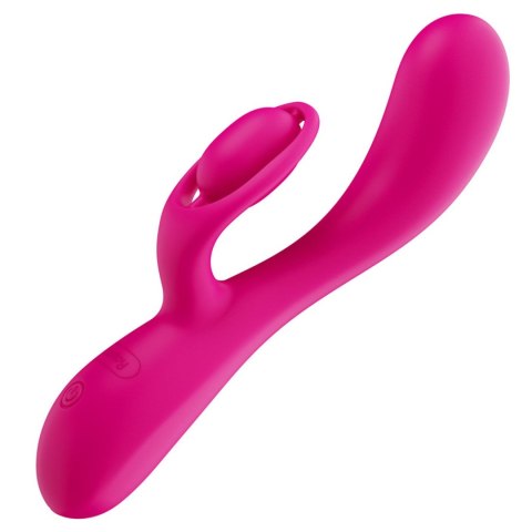 Masażer Wibracyjny Podwójny Silnik Wodoodporny USB - LOVE TOY L'ALLURE SWIRL RECHARGEABLE VIBRATOR