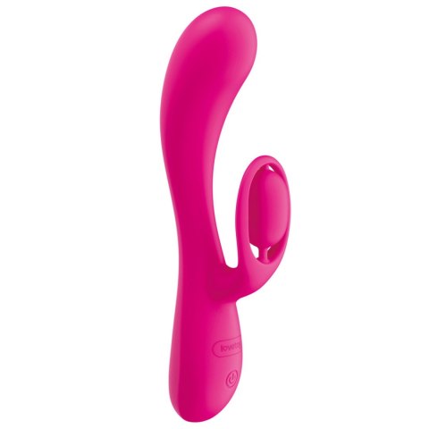 Masażer Wibracyjny Podwójny Silnik Wodoodporny USB - LOVE TOY L'ALLURE SWIRL RECHARGEABLE VIBRATOR