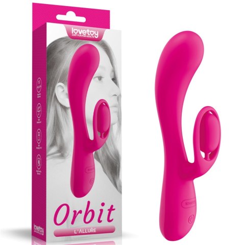 Masażer Wibracyjny Podwójny Silnik Wodoodporny USB - LOVE TOY L'ALLURE SWIRL RECHARGEABLE VIBRATOR