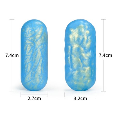 Kulki gejszy podłużne niebieskie 2szt. Ocean's Toner Egg
