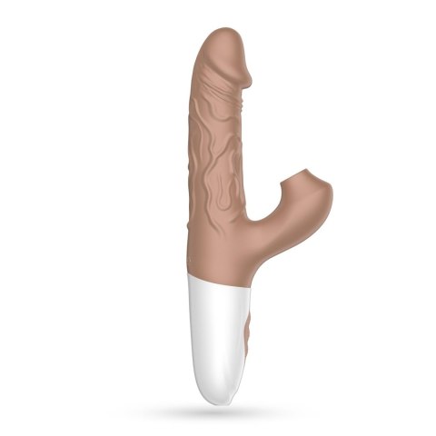 Realistyczny Wibrator Posuwisto-Zwrotny Z Funkcją Ssania Łechtaczki 3w1 USB - CRUSHIOUS El Matador