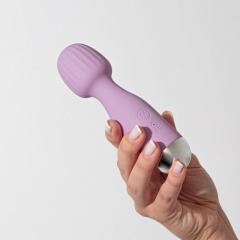 Masażer Crushious Wanderlust Mini Wand 10 Trybów USB Ładowany Liliowy - Crushious