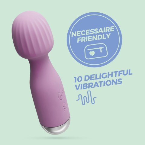 Masażer Crushious Wanderlust Mini Wand 10 Trybów USB Ładowany Liliowy - Crushious