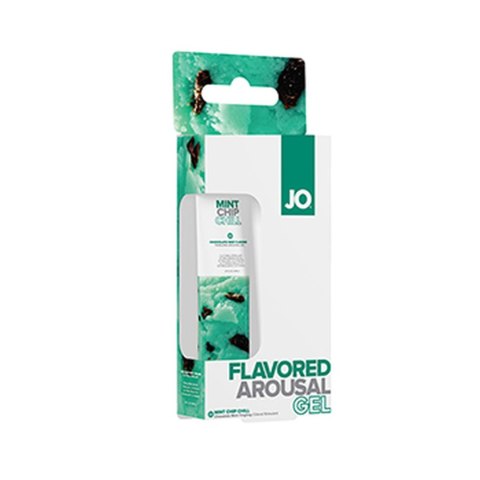 Żel Pobudzający Smakowy Flavored Arousal Gel Mint Chip Chill Miętowa Czekolada 10 Ml - System JO